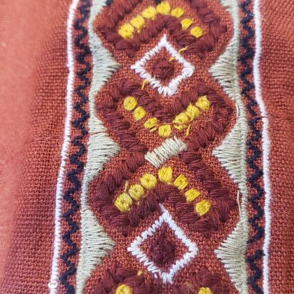 PEPE JEANS Ethnic Design Linen-Blend Shorts NWT - Picture 6 of 16